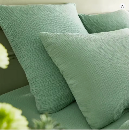 La Housse de Coussin Mousseline