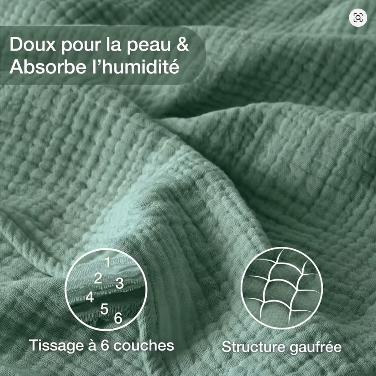 La Couverture Mousseline
