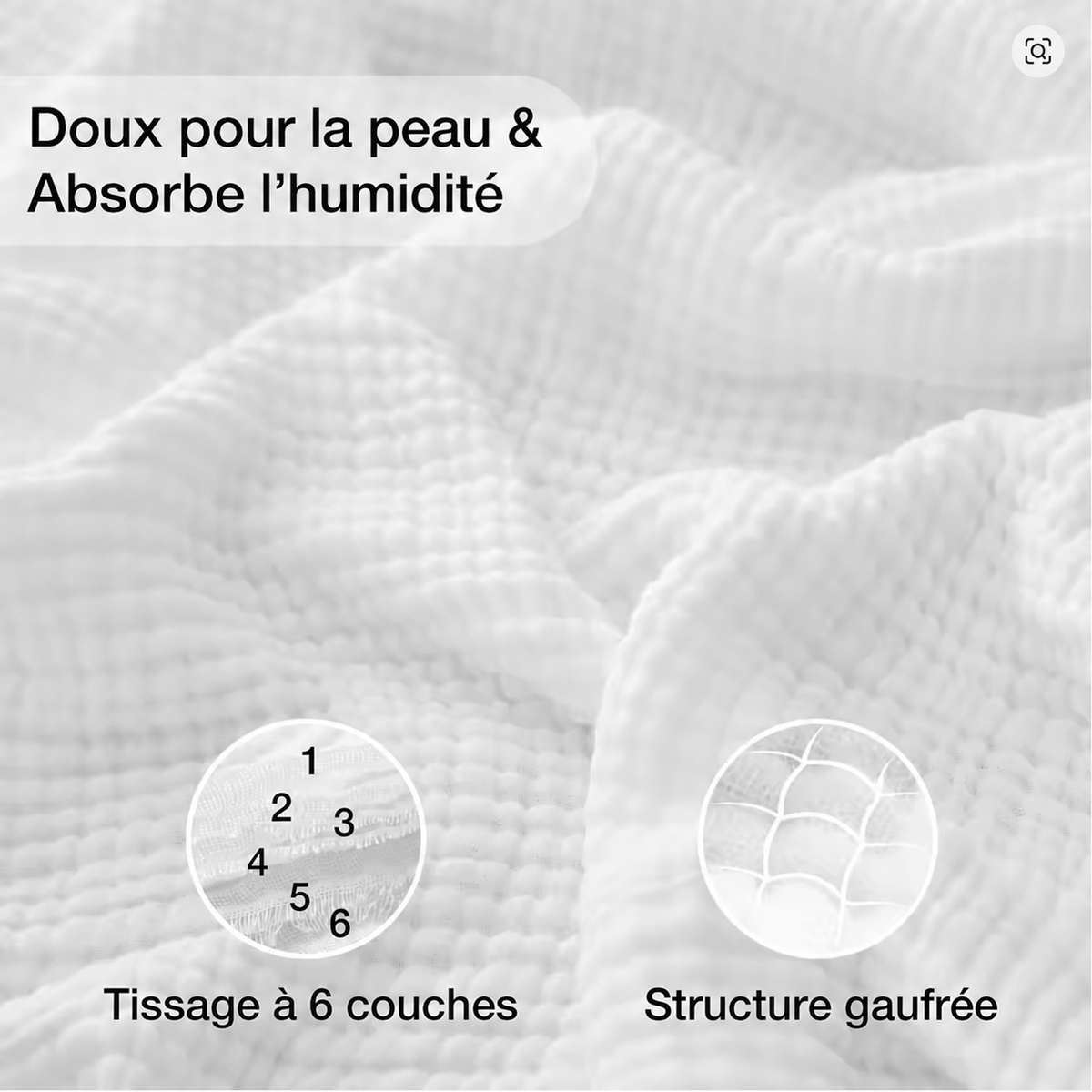 La Couverture Mousseline